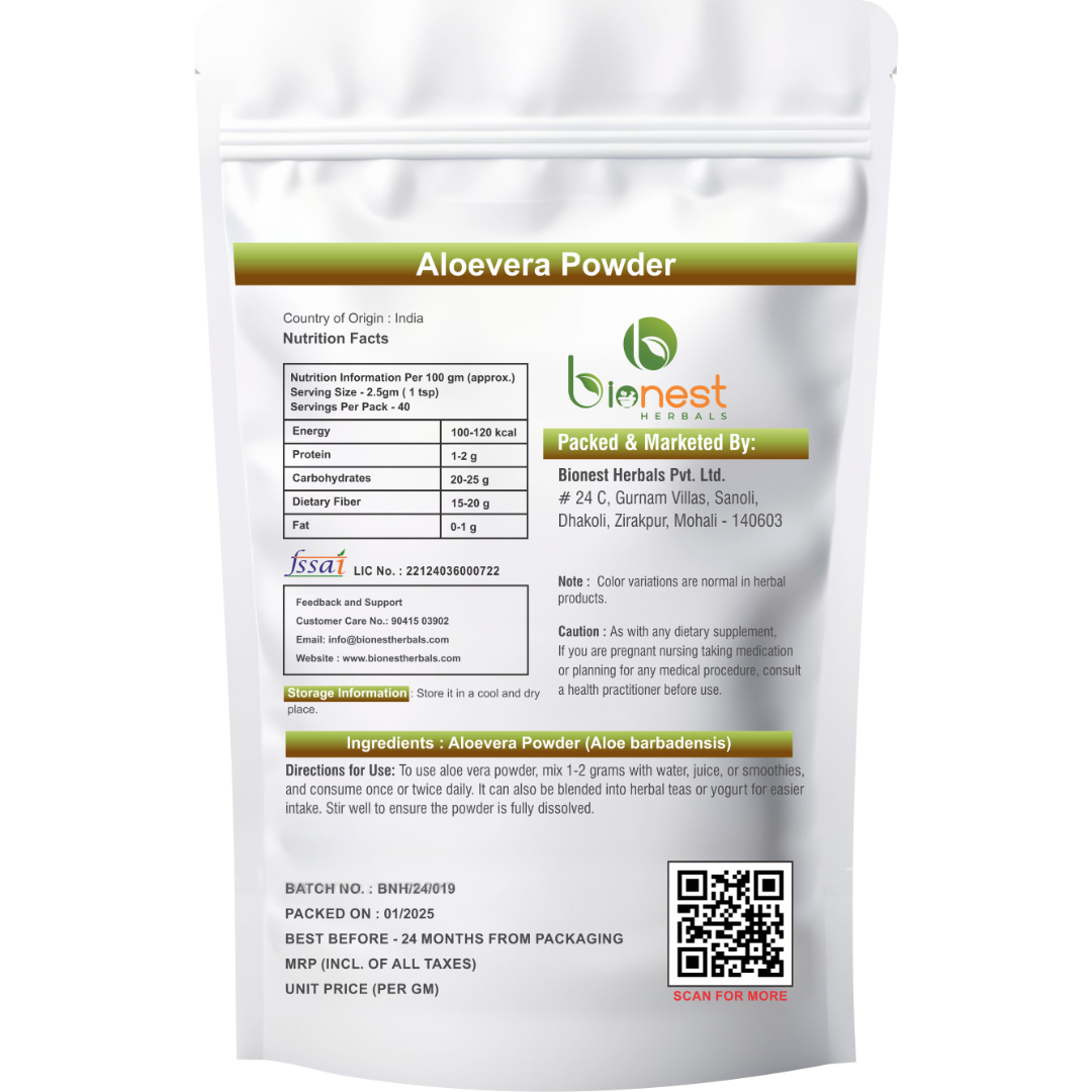 Bionest Herbals Aloevera Powder