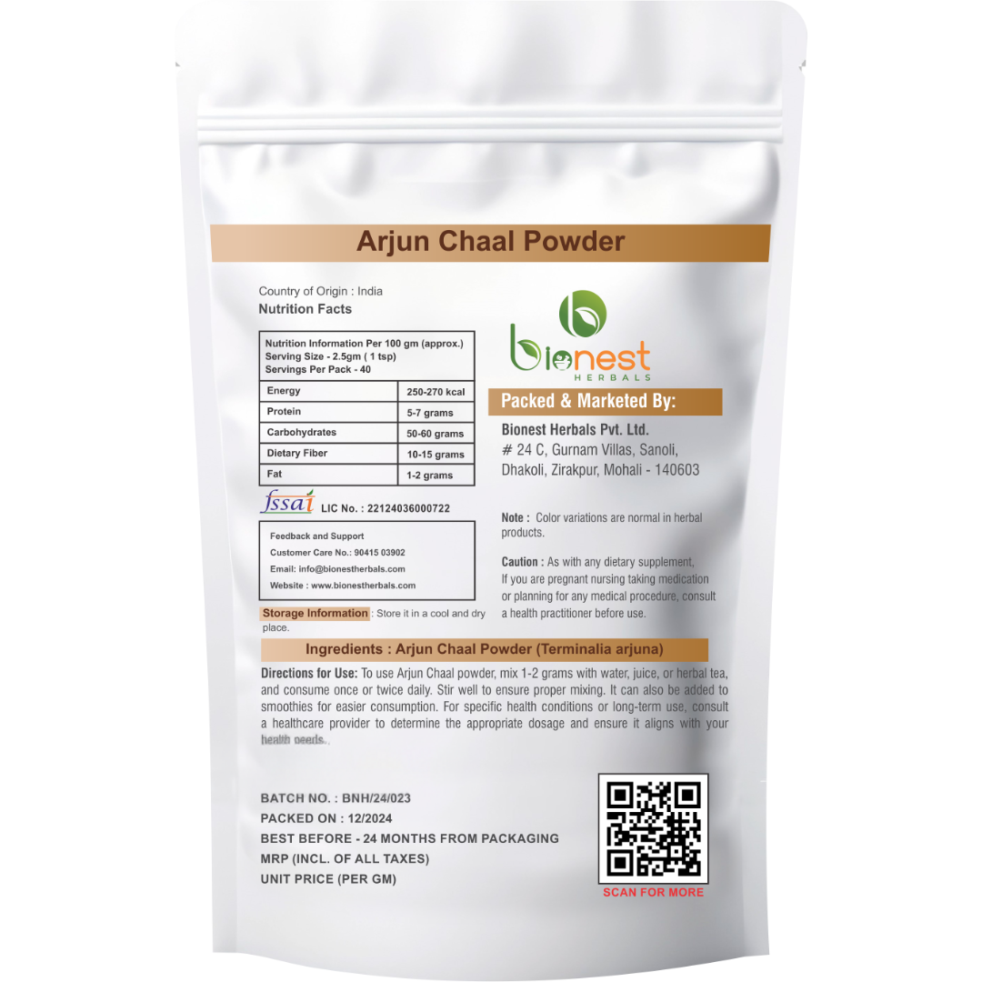 Bionest Herbals Arjun Chaal Powder