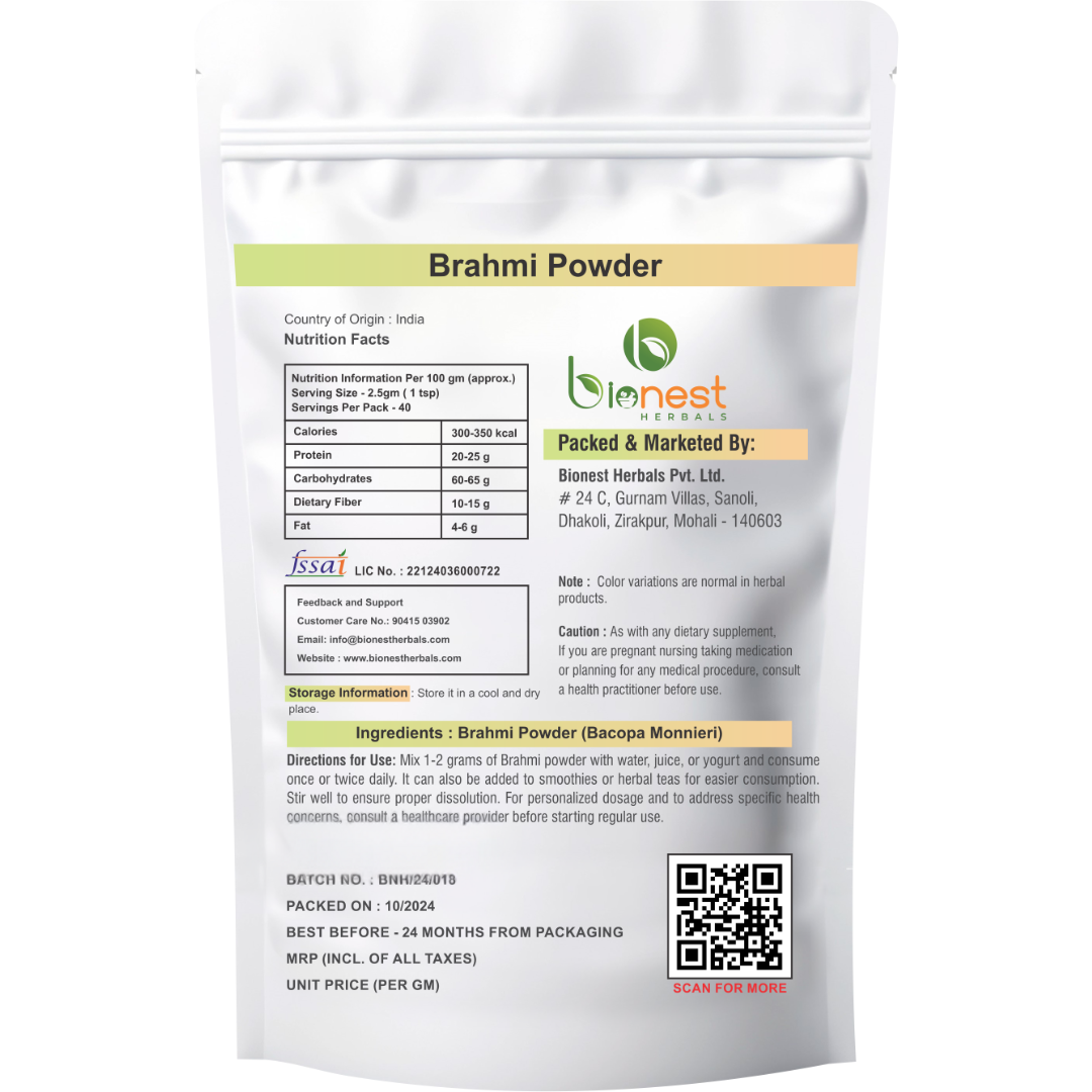 Bionest Herbals Brahmi Powder