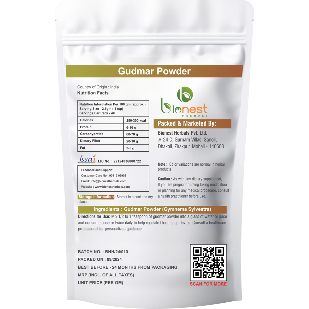 Bionest Herbals Gudmar Powder