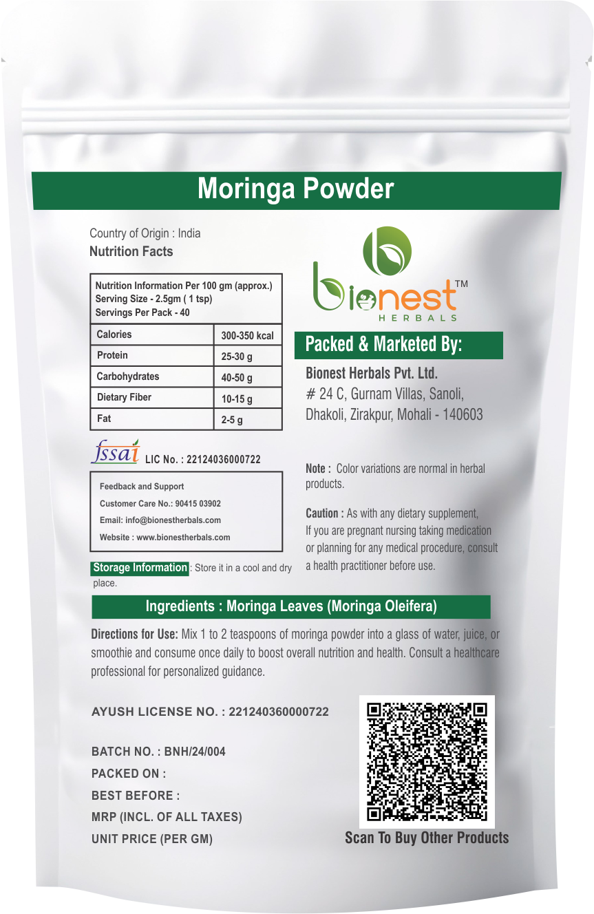 Bionest Herbals Moringa Powder