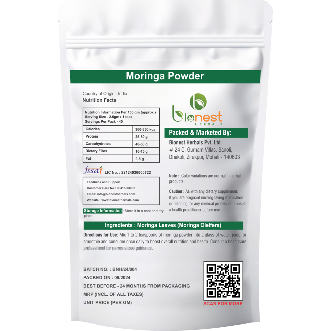 Bionest Herbals Moringa Powder
