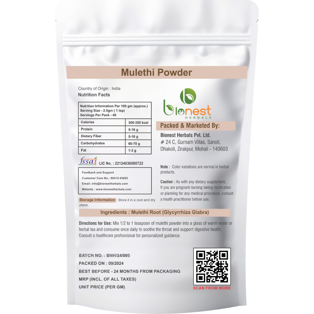 Bionest Herbals Mulethi Powder
