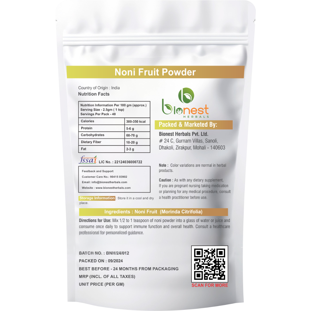 Bionest Herbals Noni Fruit Powder