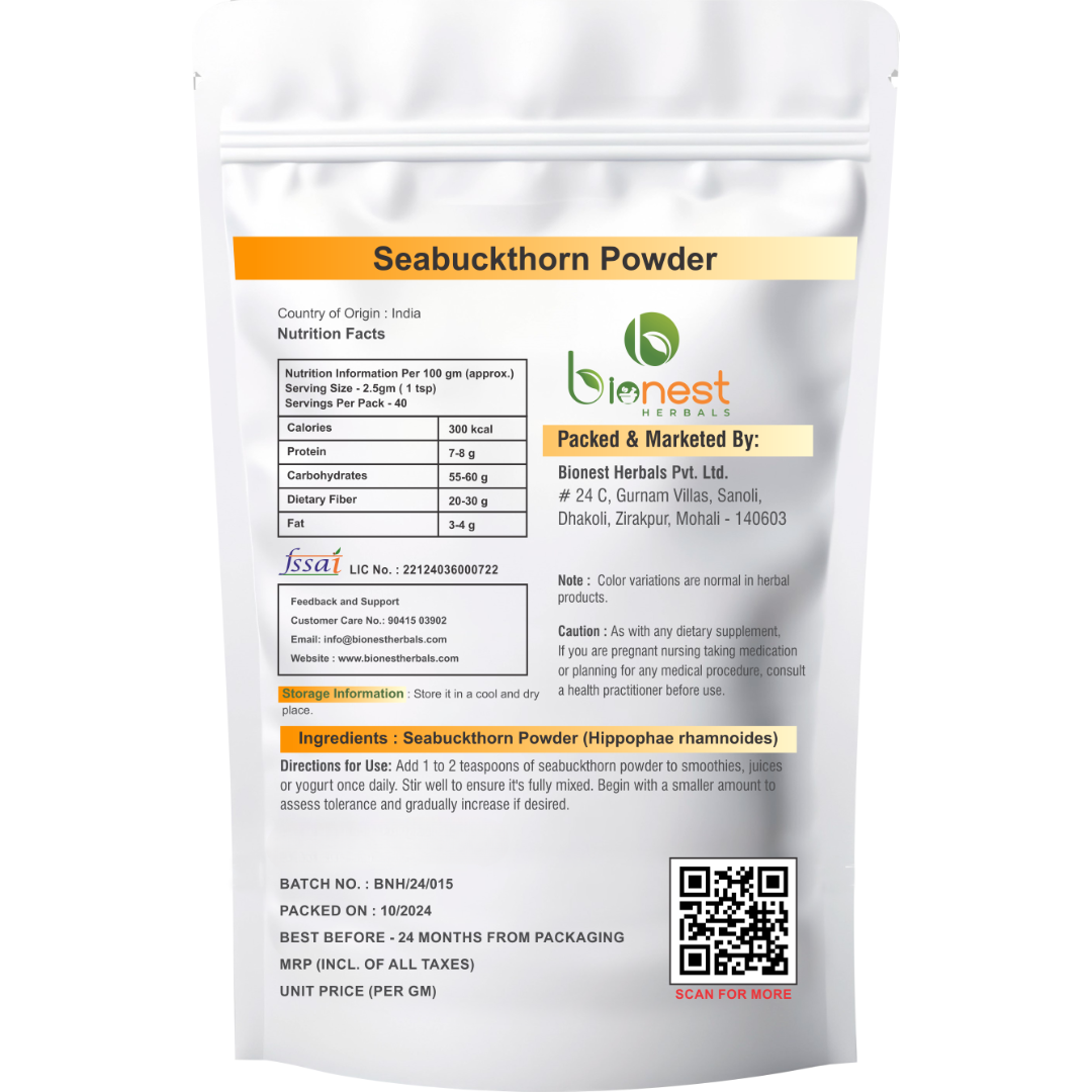 Bionest Herbals Seabuckthorn Powder