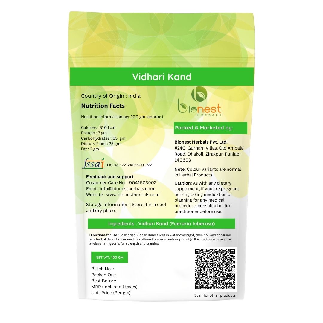 Bionest Herbals Vidhari Kand