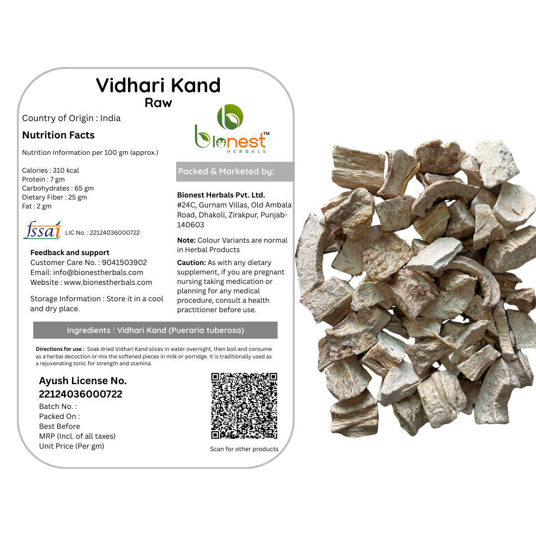 Bionest Herbals Vidhari Kand - 250 gm