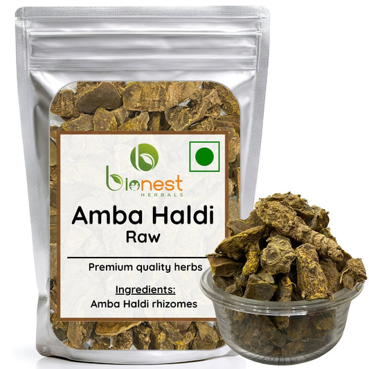 Amba Haldi (Raw) - Kasturi Haldi | For Skin glow, Anti-Acne, Wound healing
