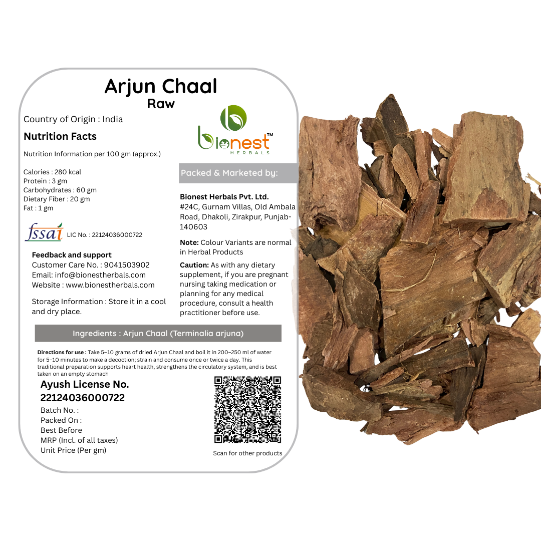 Bionest Herbals Arjun Chaal - 250 gm