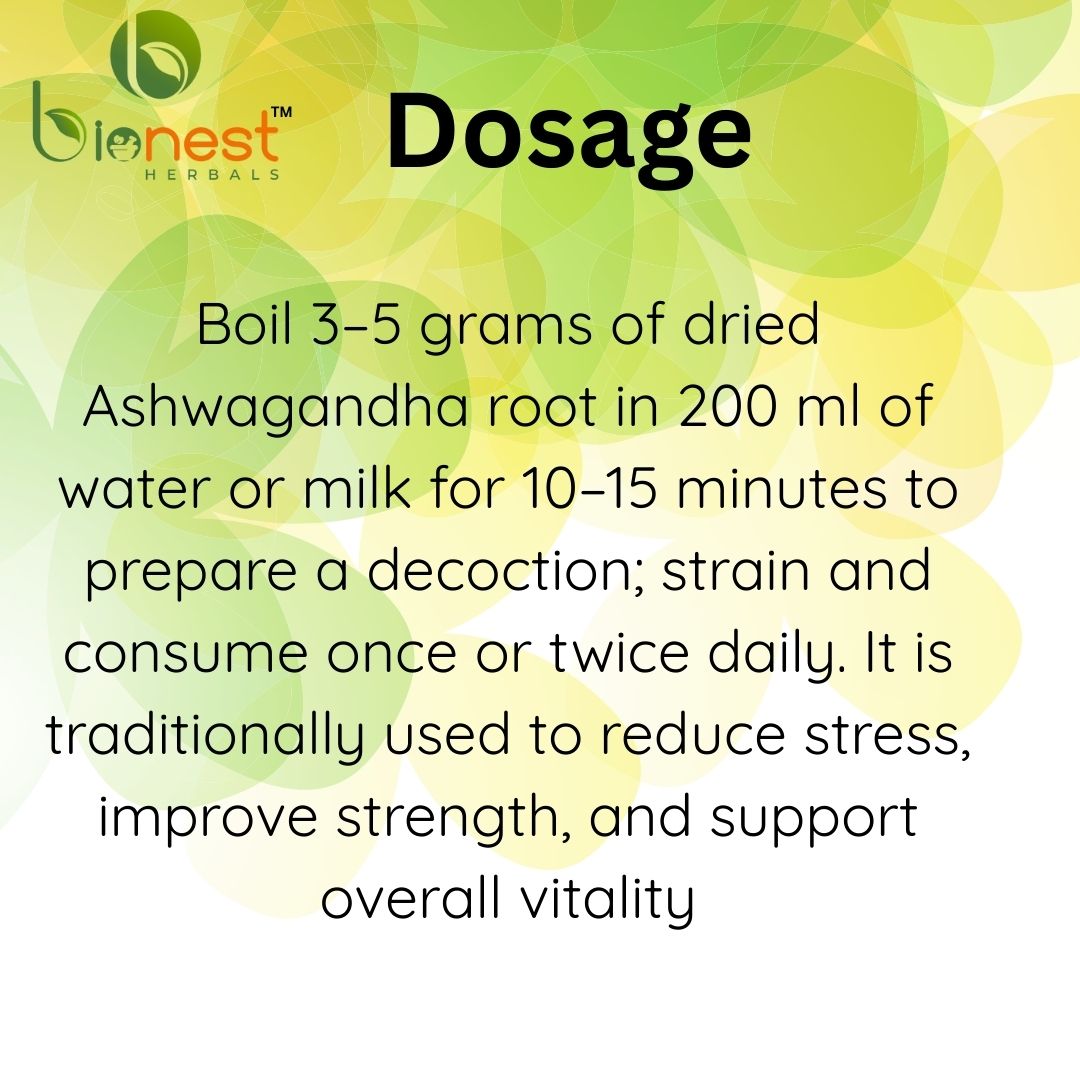 Bionest Herbals Ashwagandha - 250 gm
