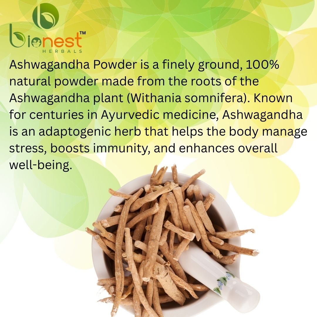Bionest Herbals Ashwagandha - 250 gm