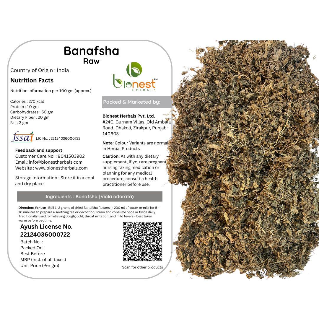 Bionest Herbals Banafsha - 250 gm