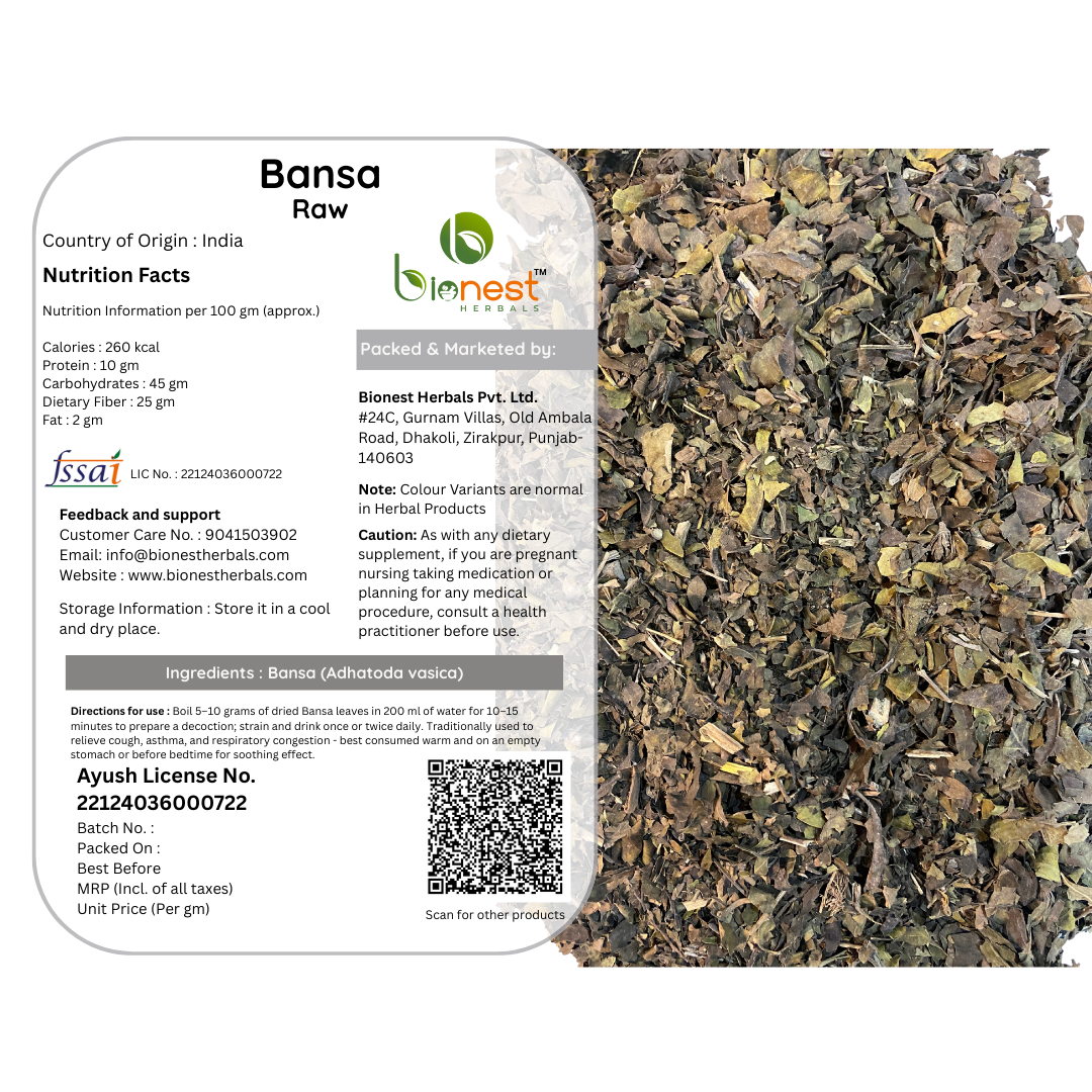 Bionest Herbals Bansa - 250 gm