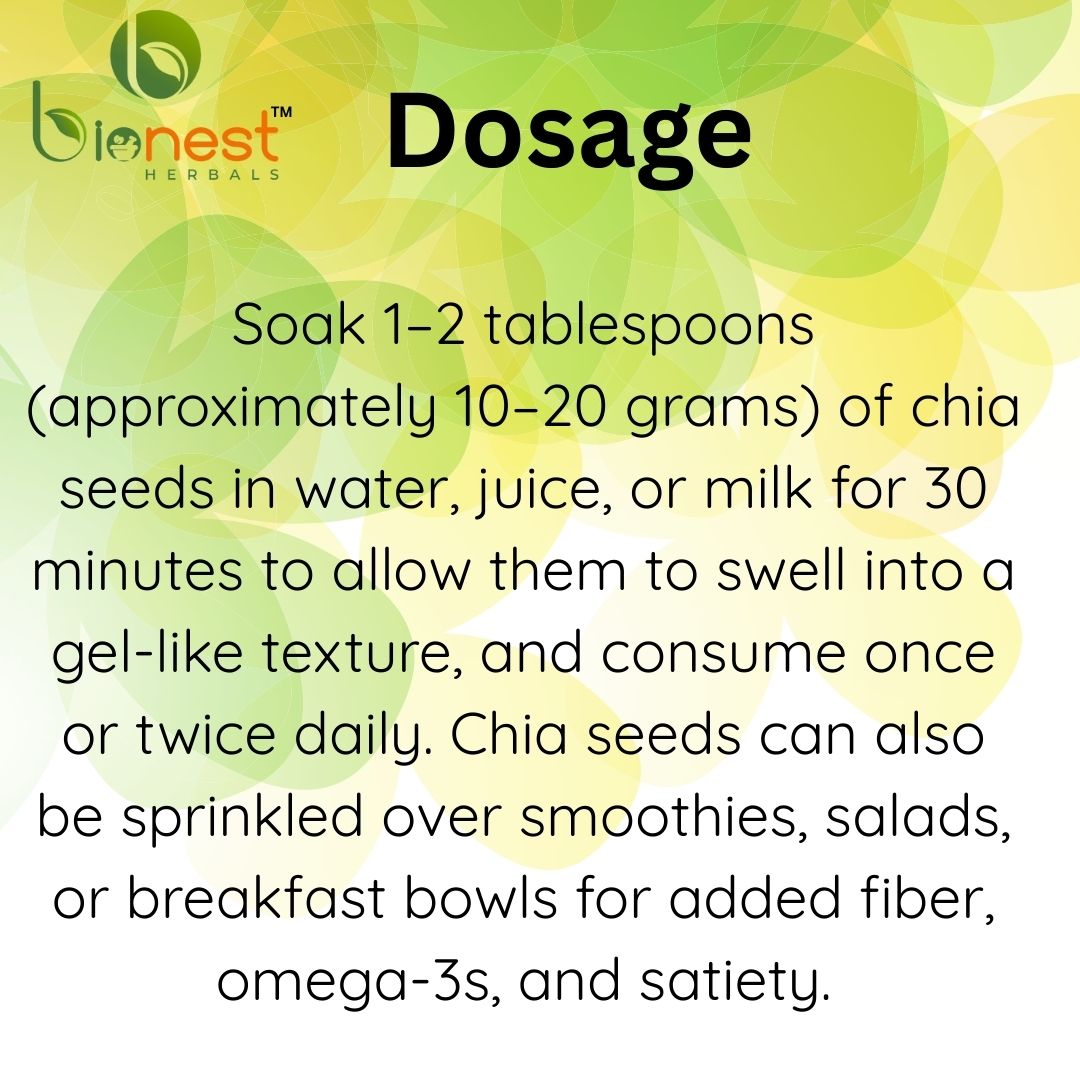 Bionest Herbals Chia Seeds - 250 gm