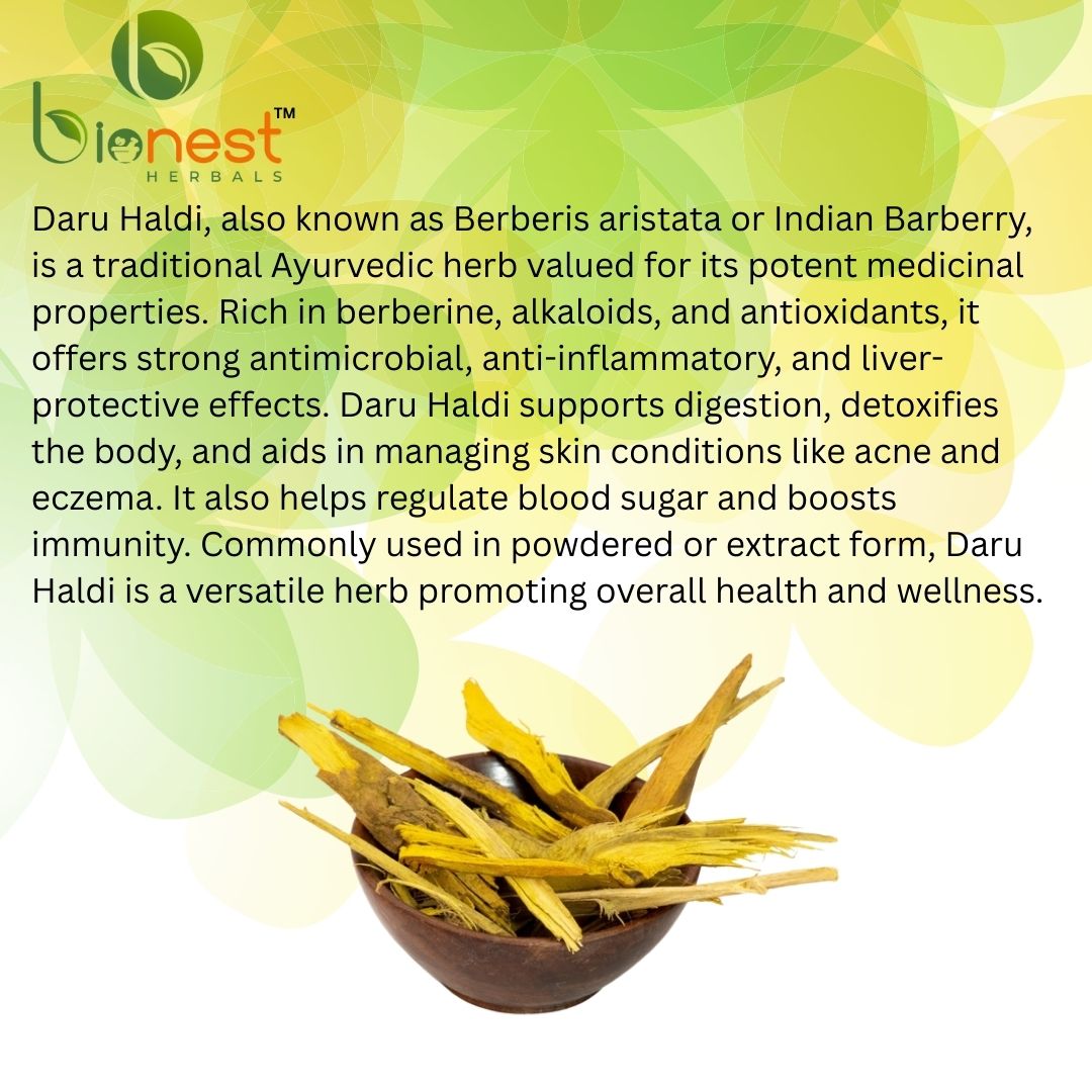 Bionest Herbals Daru Haldi - 250 gm