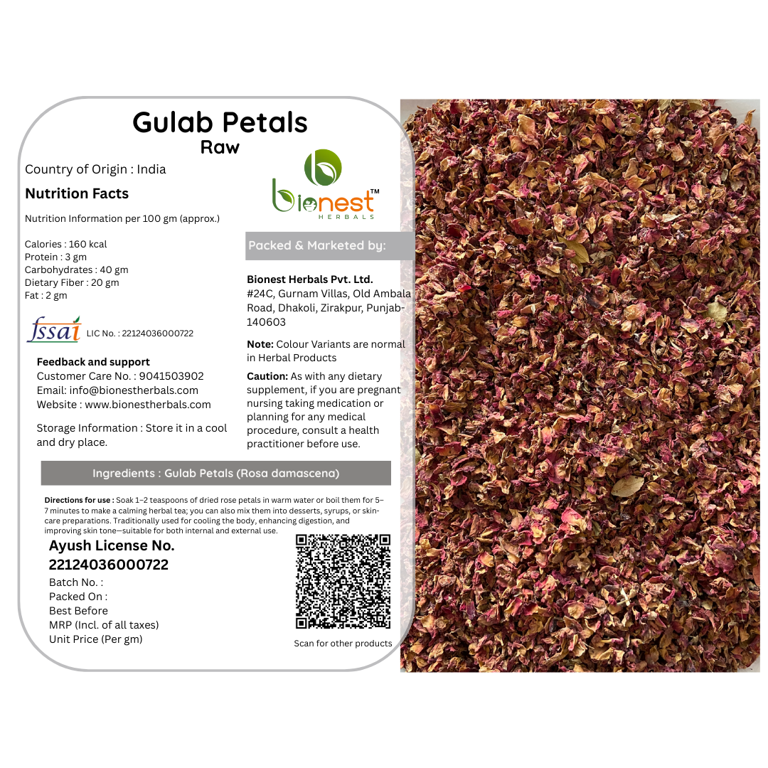 Bionest Herbals Gulab Patti - 250 gm