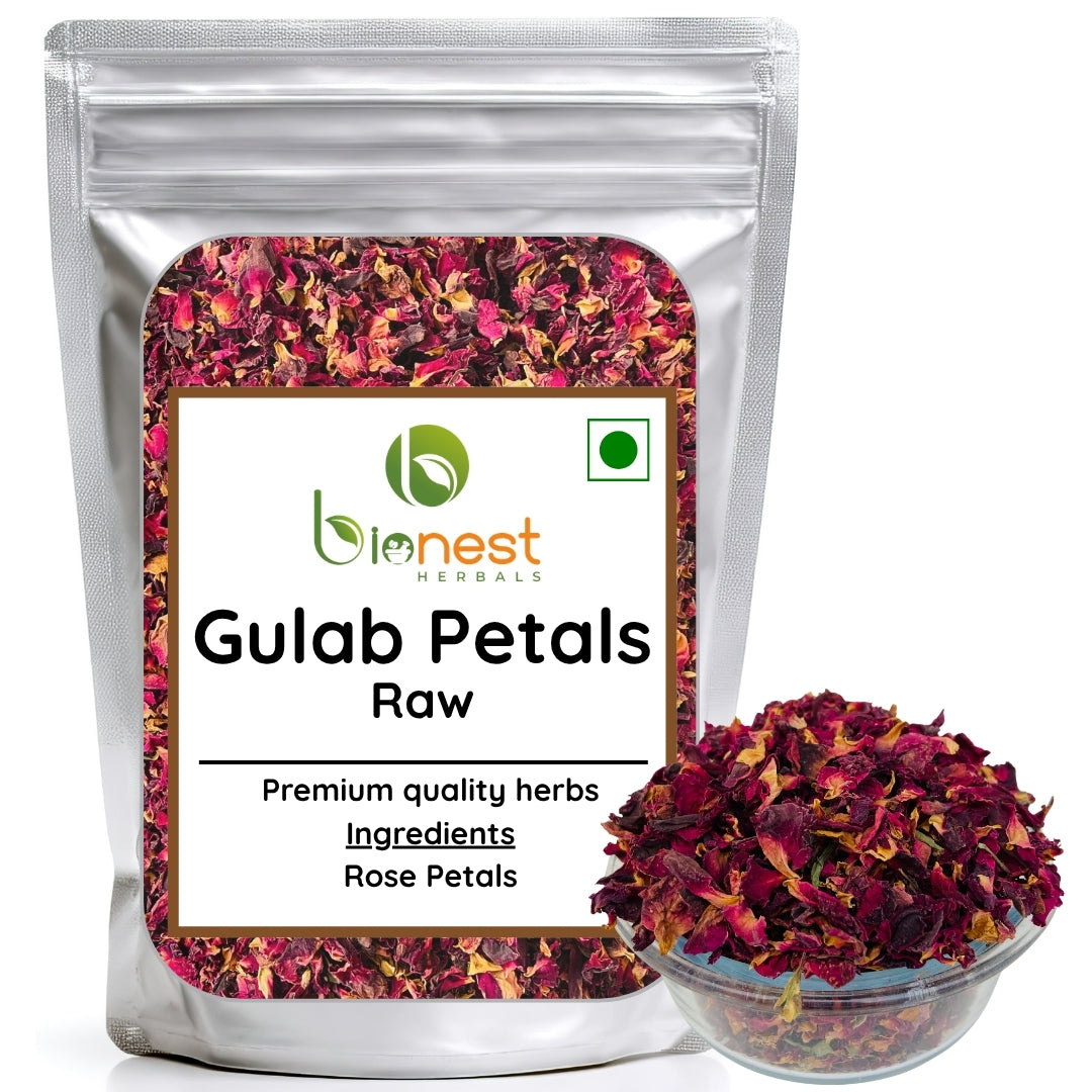 Gulab Patti (Raw) - Rose Petals | For Skincare, Aroma, Herbal Tea