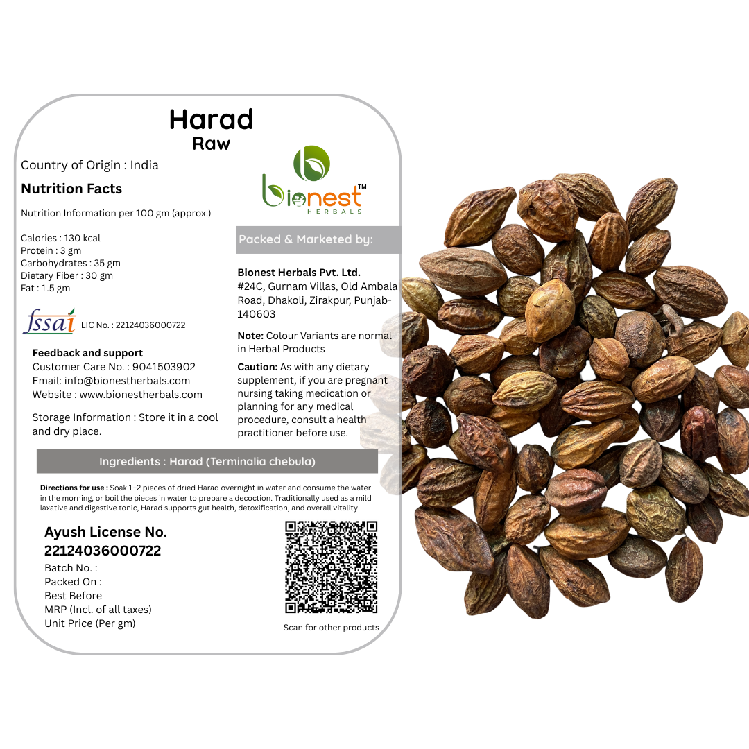 Bionest Herbals Harad - 250 gm