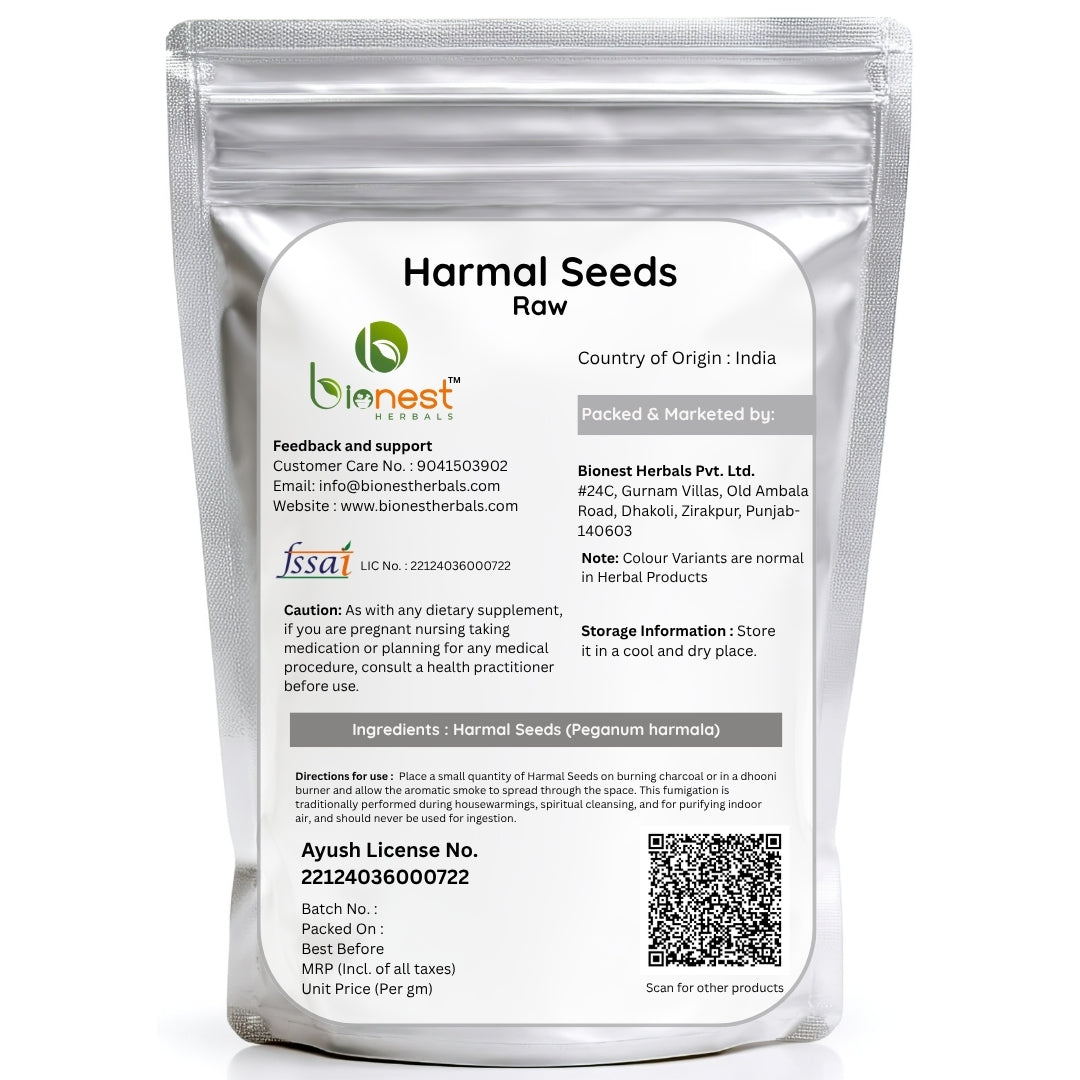 Bionest Herbals Harmal Beej - 250 gm