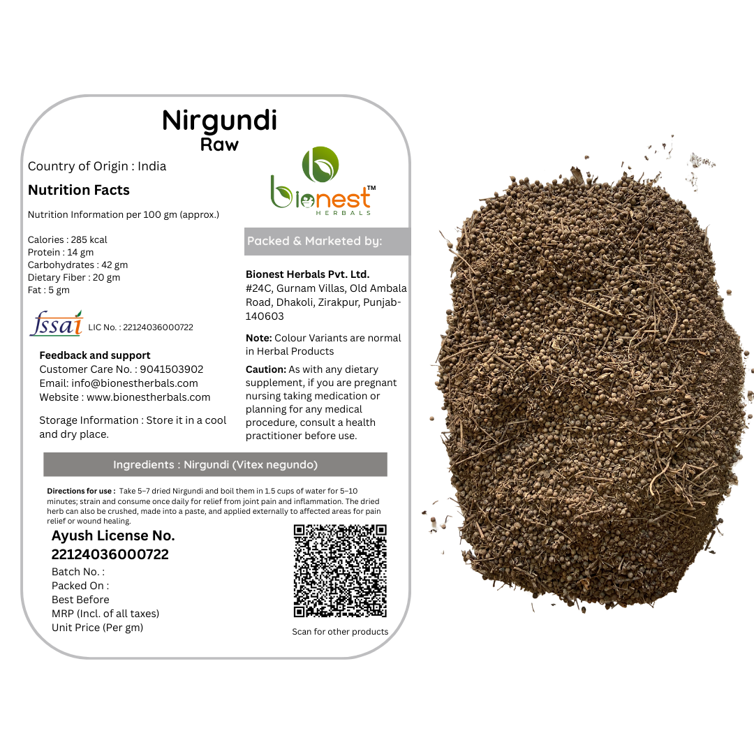 Bionest Herbals Nirgundi - 250 gm