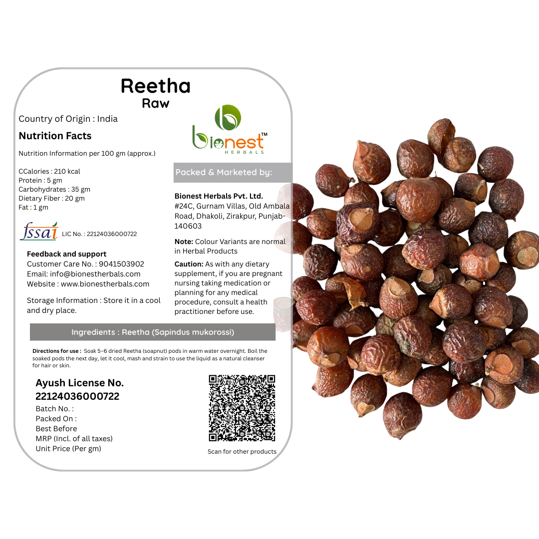 Bionest Herbals Reetha - 250 gm