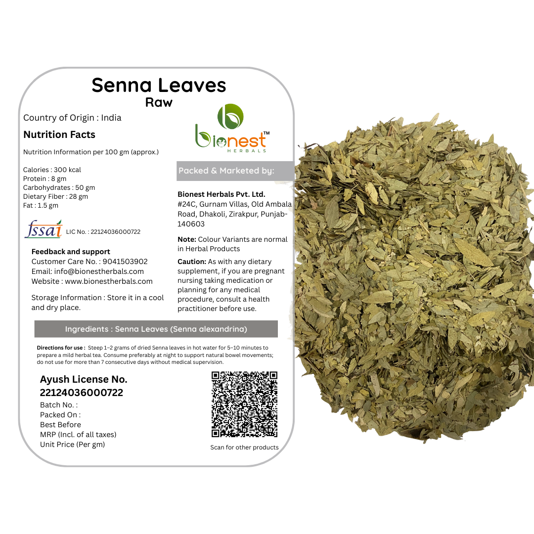 Bionest Herbals Senna Leaves - 250 gm