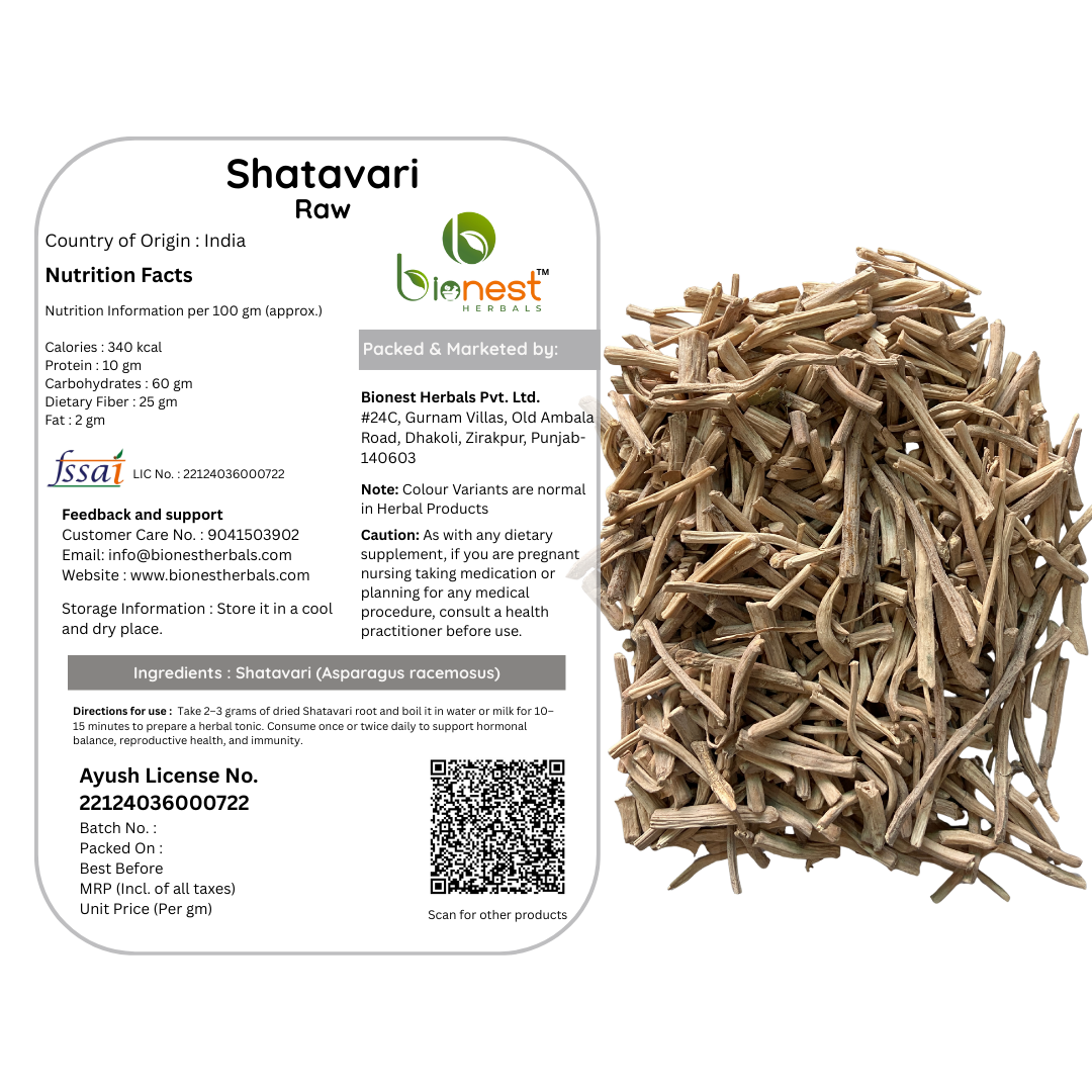 Bionest Herbals Shatavari roots - 250 gm