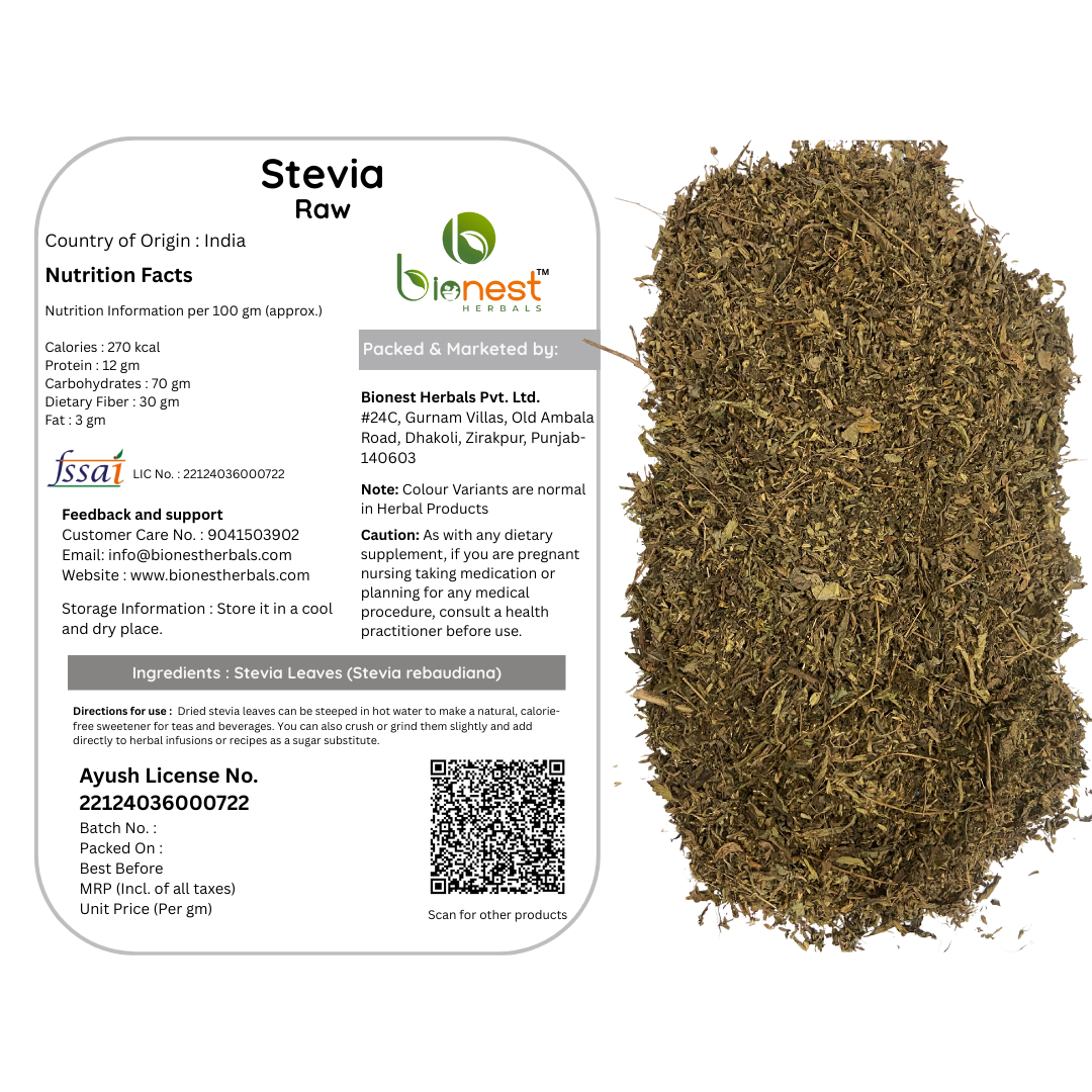 Bionest Herbals Stevia Leaves - 250 gm
