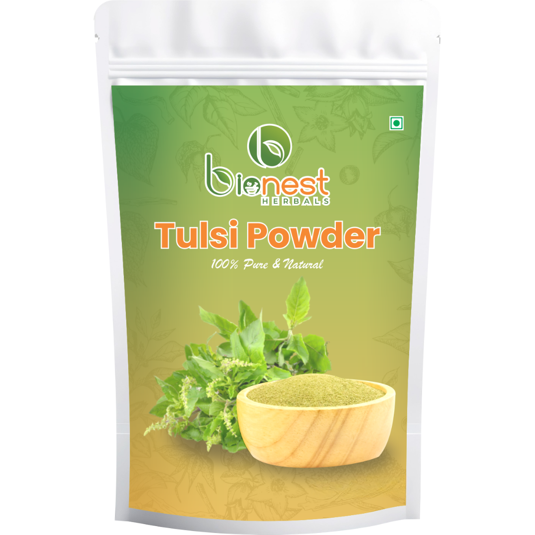 Tulsi Powder - Holy Basil | Respiratory Wellness | For Tea & Kadha